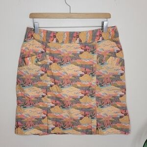 Lizzie Driver | Unique Tree Forest Print Golf Skort Size 10